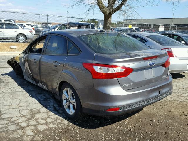 1FADP3F22DL294891 - 2013 FORD FOCUS SE GRAY photo 3