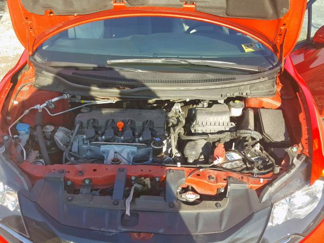 2HGFG3B09FH508543 - 2015 HONDA CIVIC EXL RED photo 7