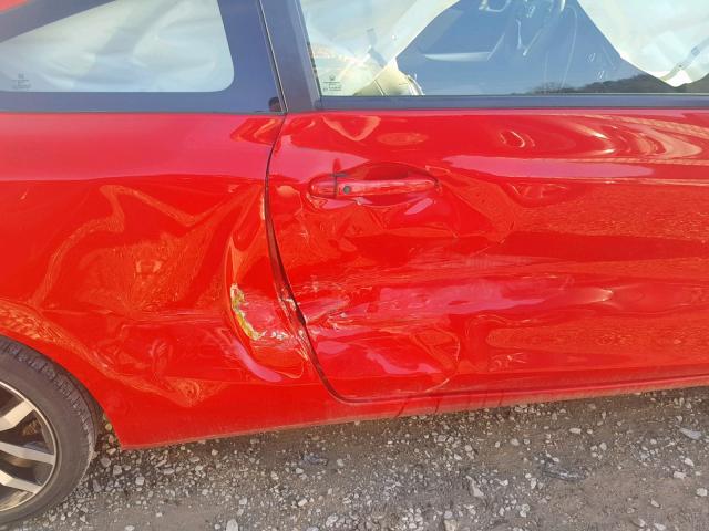 2HGFG3B09FH508543 - 2015 HONDA CIVIC EXL RED photo 9