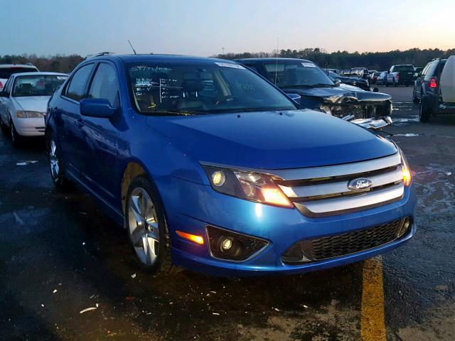 3FAHP0KC4BR119202 - 2011 FORD FUSION SPO BLUE photo 1