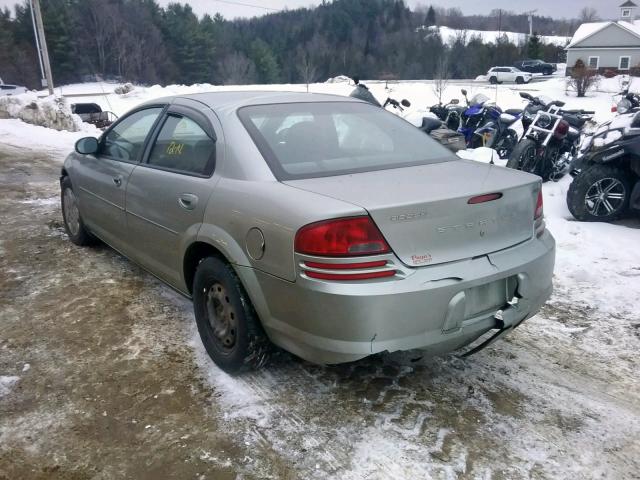 1B3EL46J65N578930 - 2005 DODGE STRATUS SX SILVER photo 3