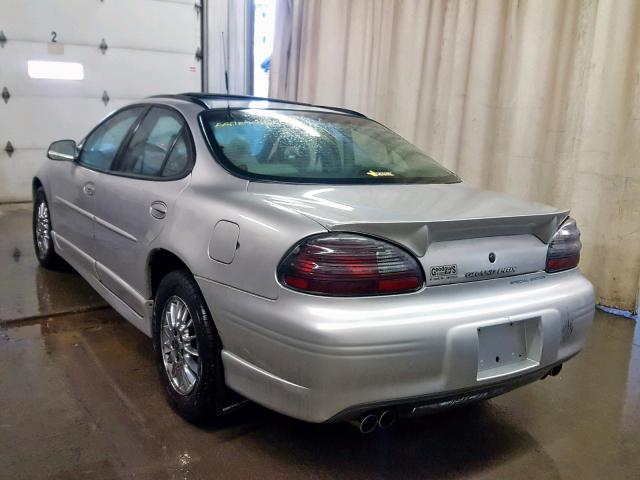 1G2WP52K61F143135 - 2001 PONTIAC GRAND PRIX SILVER photo 3