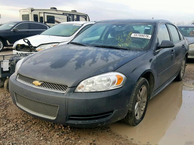 2G1WB5E34G1186623 - 2016 CHEVROLET IMPALA LIM CHARCOAL photo 2