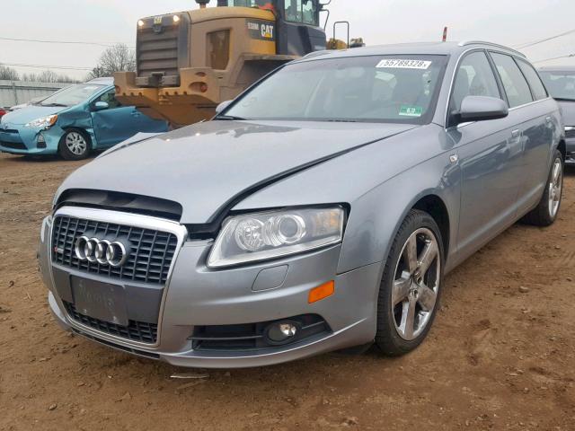 WAUKH74F48N112742 - 2008 AUDI A6 AVANT Q SILVER photo 2