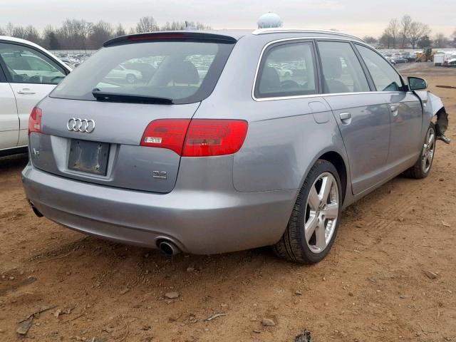 WAUKH74F48N112742 - 2008 AUDI A6 AVANT Q SILVER photo 4