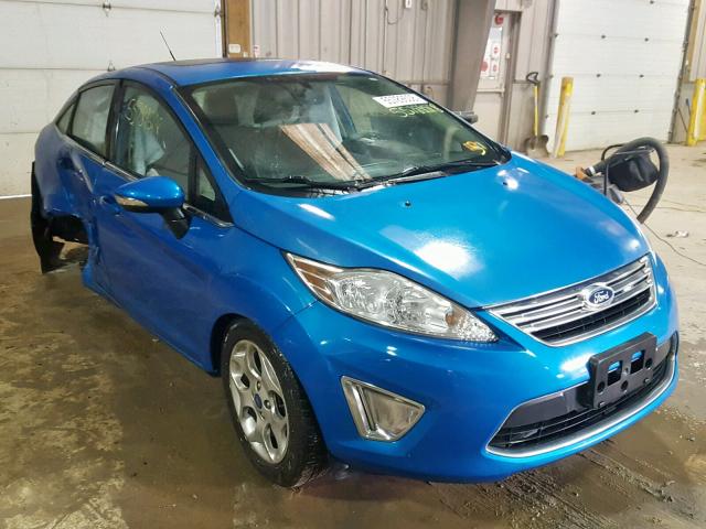 3FADP4CJ9CM123781 - 2012 FORD FIESTA SEL BLUE photo 1