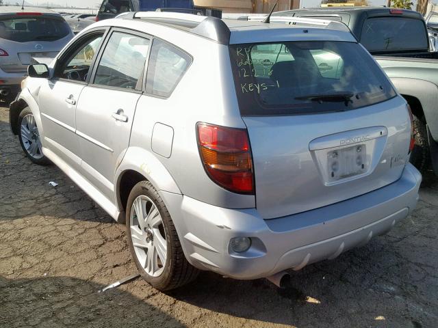 5Y2SL65886Z441087 - 2006 PONTIAC VIBE SILVER photo 3