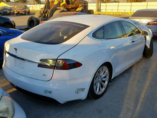 5YJSA1E13GF162276 - 2016 TESLA MODEL S WHITE photo 4