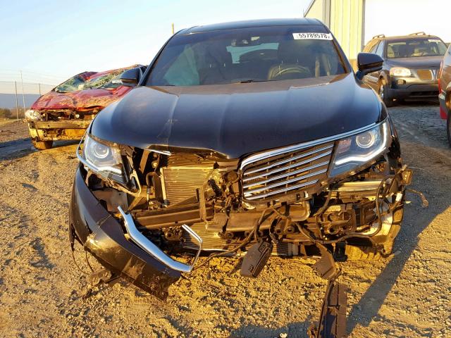 2LMTJ8LR1GBL45890 - 2016 LINCOLN MKX RESERV BLACK photo 9