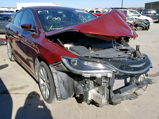 1C3CCCAB0FN578234 - 2015 CHRYSLER 200 LIMITE MAROON photo 1