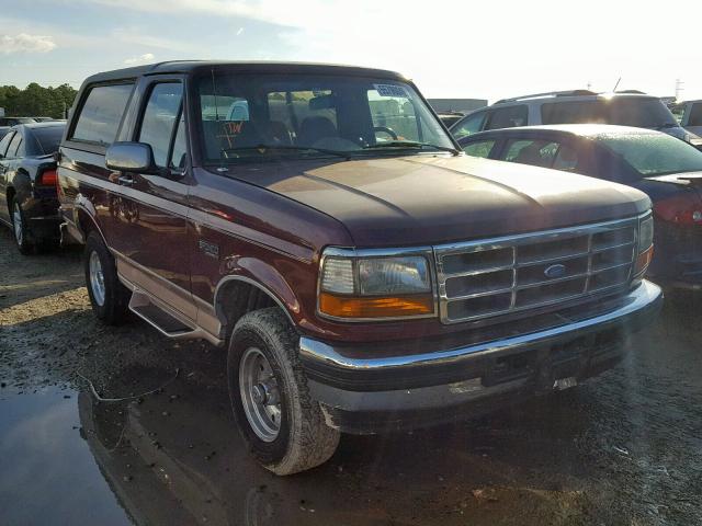 1FMEU15N6TLB91944 - 1996 FORD BRONCO U10 MAROON photo 1