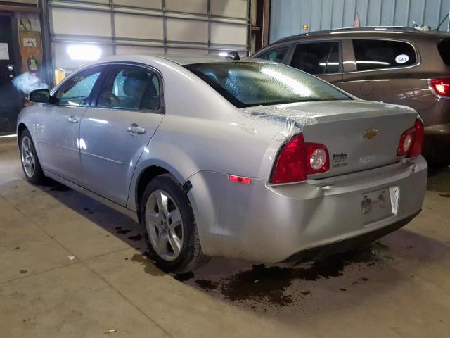 1G1ZA5E0XCF168328 - 2012 CHEVROLET MALIBU LS ვერცხლისფერი ფოტო 3