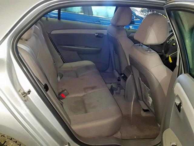 1G1ZA5E0XCF168328 - 2012 CHEVROLET MALIBU LS ვერცხლისფერი ფოტო 6