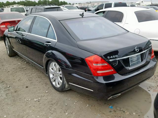 WDDNG9FB2AA302339 - 2010 MERCEDES-BENZ S 400 BLACK photo 3