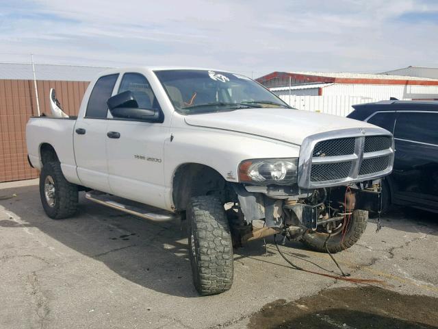 3D7KU28C64G204980 - 2004 DODGE RAM 2500 S WHITE photo 1