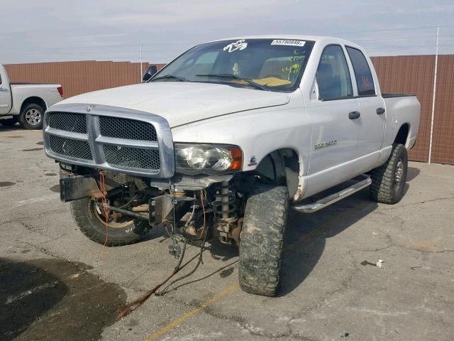 3D7KU28C64G204980 - 2004 DODGE RAM 2500 S WHITE photo 2