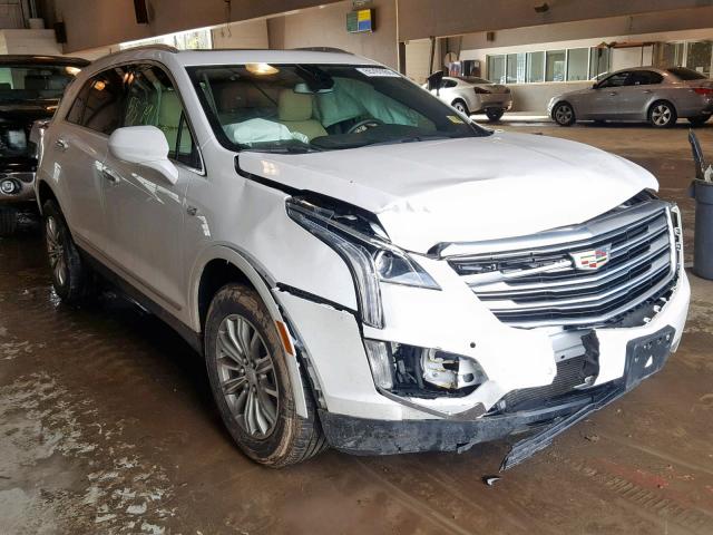 1GYKNBRS4HZ274393 - 2017 CADILLAC XT5 LUXURY WHITE photo 1