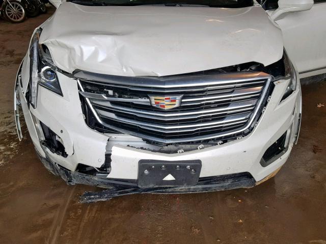 1GYKNBRS4HZ274393 - 2017 CADILLAC XT5 LUXURY WHITE photo 7