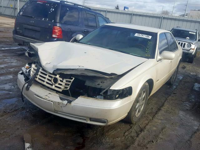 1G6KY54991U283678 - 2001 CADILLAC SEVILLE ST WHITE photo 2