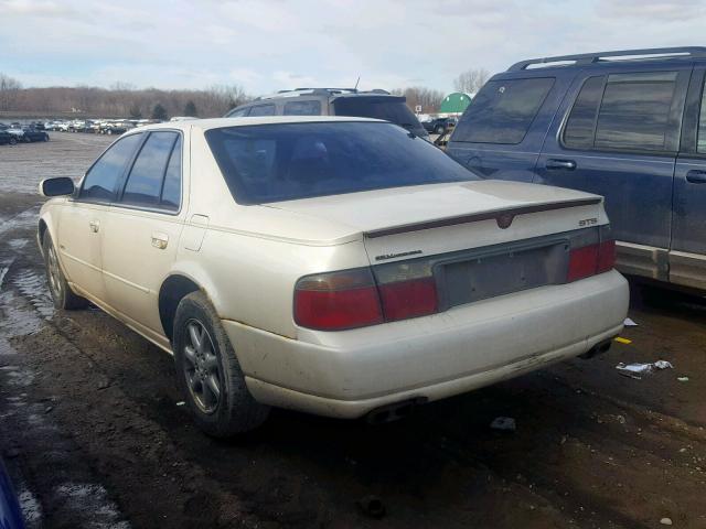 1G6KY54991U283678 - 2001 CADILLAC SEVILLE ST WHITE photo 3