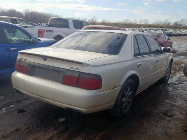 1G6KY54991U283678 - 2001 CADILLAC SEVILLE ST WHITE photo 4