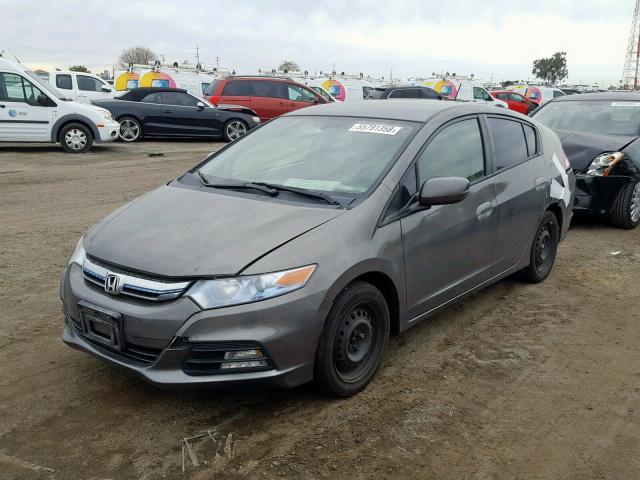 JHMZE2H38CS004162 - 2012 HONDA INSIGHT GRAY photo 2