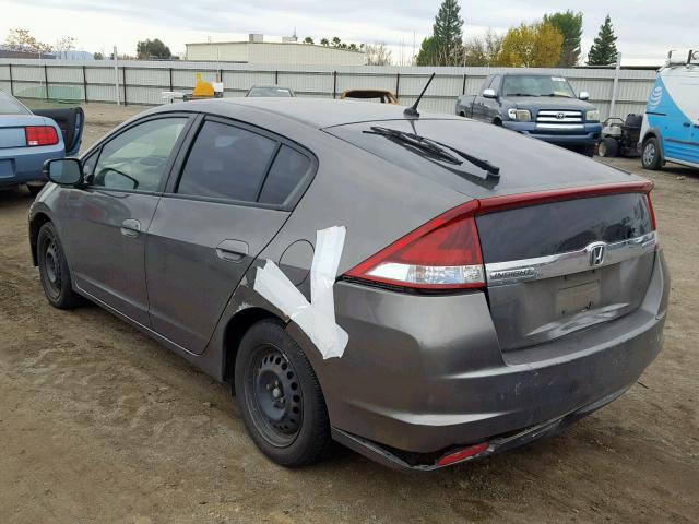 JHMZE2H38CS004162 - 2012 HONDA INSIGHT GRAY photo 3