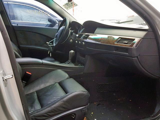 WBANA53574B172976 - 2004 BMW 525 I SILVER photo 5