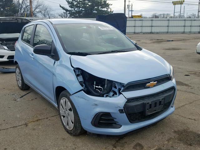 KL8CB6SAXGC607332 - 2016 CHEVROLET SPARK LS BLUE photo 1