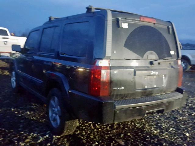 1J8HG48K86C122827 - 2006 JEEP COMMANDER BLACK photo 3