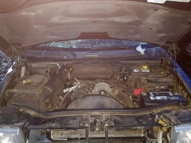 1J8HG48K86C122827 - 2006 JEEP COMMANDER BLACK photo 7