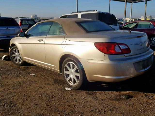 1C3LC55RX8N637859 - 2008 CHRYSLER SEBRING TO GOLD photo 3