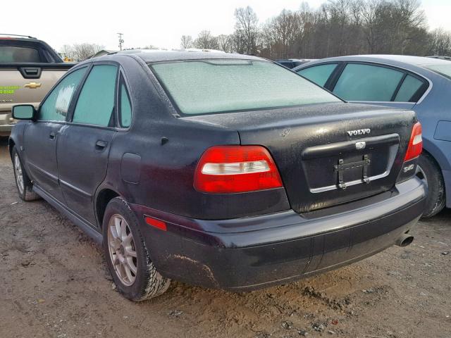 YV1VS27564F048225 - 2004 VOLVO S40 1.9T BLACK photo 3