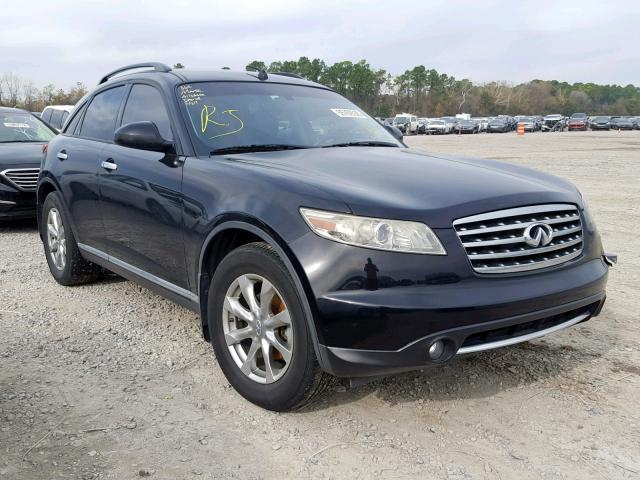 JNRAS08U57X100148 - 2007 INFINITI FX35 BLACK photo 1