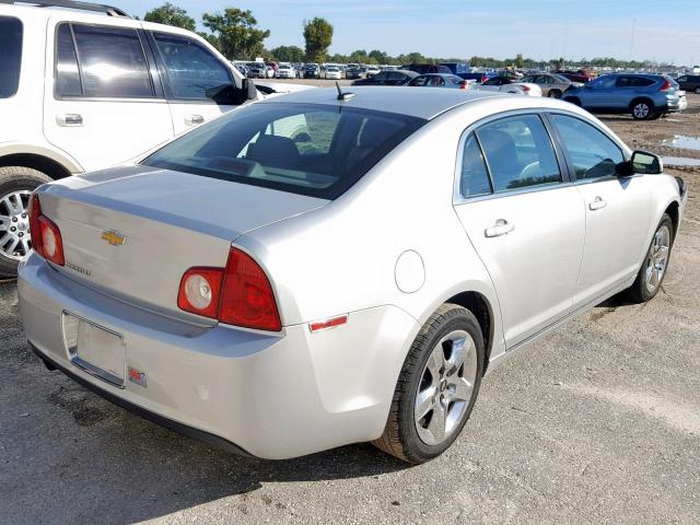 1G1ZC5EB9AF295225 - 2010 CHEVROLET MALIBU 1LT SILVER photo 4
