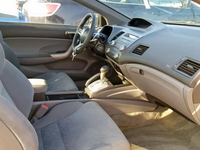 2HGFG12827H537023 - 2007 HONDA CIVIC EX SILVER photo 5