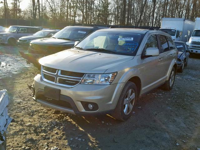 3D4PG1FG8BT562094 - 2011 DODGE JOURNEY MA TAN photo 2