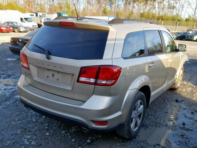 3D4PG1FG8BT562094 - 2011 DODGE JOURNEY MA TAN photo 4