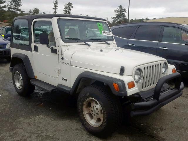 1J4FY29P4XP420631 - 1999 JEEP WRANGLER / WHITE photo 1