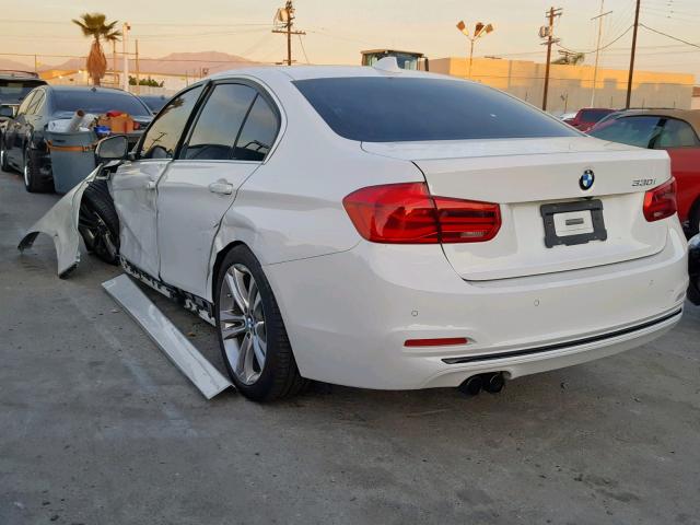 WBA8B9G39HNU56477 - 2017 BMW 330 I WHITE photo 3