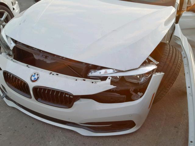 WBA8B9G39HNU56477 - 2017 BMW 330 I WHITE photo 9