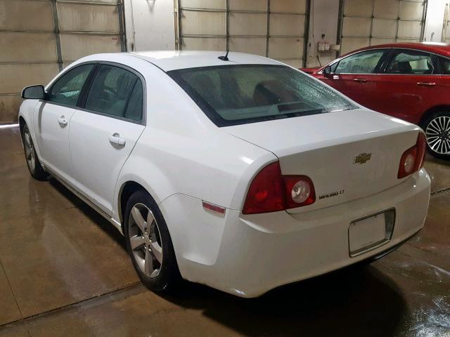 1G1ZC5E18BF155093 - 2011 CHEVROLET MALIBU 1LT WHITE photo 3