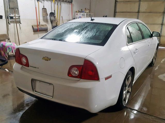 1G1ZC5E18BF155093 - 2011 CHEVROLET MALIBU 1LT WHITE photo 4