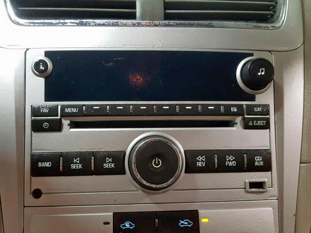 1G1ZC5E18BF155093 - 2011 CHEVROLET MALIBU 1LT WHITE photo 9