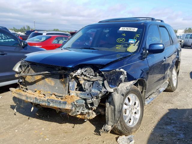 2HNYD18613H508851 - 2003 ACURA MDX TOURIN BLUE photo 2