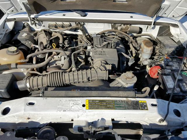 1FTYR10D37PA41483 - 2007 FORD RANGER WHITE photo 7