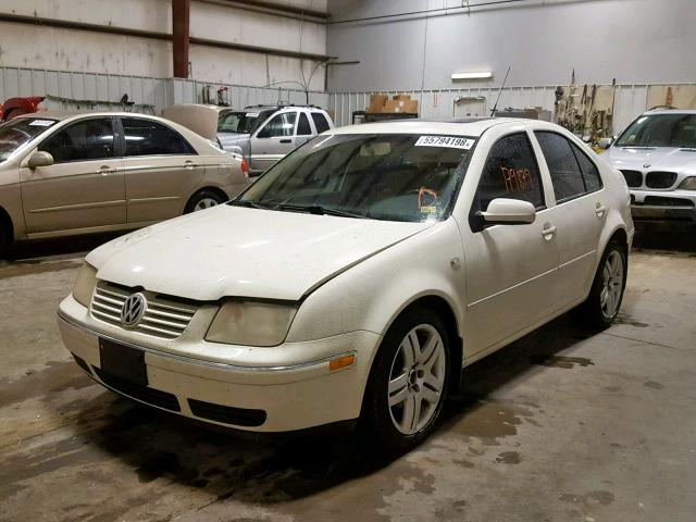 3VWSE69M04M074120 - 2004 VOLKSWAGEN JETTA GLS WHITE photo 2