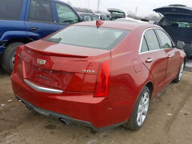 1G6AG5RX7G0105404 - 2016 CADILLAC ATS RED photo 4