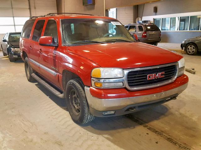 3GKFK16T2YG199379 - 2000 GMC YUKON XL K RED photo 1