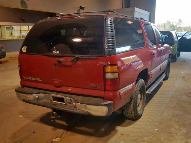 3GKFK16T2YG199379 - 2000 GMC YUKON XL K RED photo 4